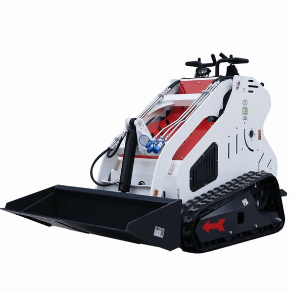 DigMaster 13.6HP Mini Skid Steer Loader B&S Gasoline Engine Maximum lifting 617lb Compatible Multiple Attachment Farms Yards Forestry and More EPA