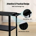 thumbnail image 3 of EDTara Workbench Welding Table 36"" x19, 5/8-inch Fixture Holes Steel Welding Workbench Table, 1200lbs Load Capacity Welding Table Portable Work Bench, 3 of 7