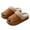Brown, variant on Platform Slippers for Women Plush Fluffy Cute Memory Foam Slip on House Shoes Winter Suede Loafers