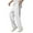 White, variant on Pants for Men Solid Color Loose Fit Soft Comfortable Trousers with Pockets Drawstring Elastic Waist Lightweight Men Sweatpants