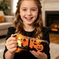 thumbnail image 5 of Halloween Butter Stick Squishy Toy with Trick Or Keep Hands Busy Ghost and Pumpkin Design, 5.3 Inch, Orange and Black, for Kids and Adults, Relaxation Squeeze Toy, 5 of 8