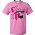 thumbnail image 3 of Inktastic Breast Cancer Awareness I Support My Gigi with Pink Ribbon T-Shirt, 3 of 5