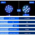 thumbnail image 3 of (4 piezas) Luz LED sumergible, lámparas de iluminación impermeables, luces subacuáticas de 13 LED con control remoto, ideal para acuarios, bañeras, jarrones, piscinas, 3 of 5