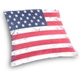thumbnail image 3 of GZHJMY Soft Smooth Skin-Friendly Throw Pillow Cover Without Pillow Case20 x20 Shrink-Resistant Breathable Hidden Zipper Opening, Sofa Bed Office Farmhouse Room Easy to Disassemble|American Flag, 3 of 7
