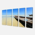 thumbnail image 2 of Bateau Thaïlandais Traditionnel sur la Plage - Impression sur Toile, 2 of 3