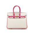 thumbnail image 1 of Sac à Main Élégant pour Femmes - Cuir de Vachette Premium, Style Polyvalent pour Toute Occasion, Sophistication Intemporelle & Mode-30cm-Blanc et Rouge, 1 of 6