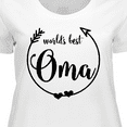 thumbnail image 4 of Inktastic World's Best Oma Women's Plus Size T-Shirt, 4 of 5