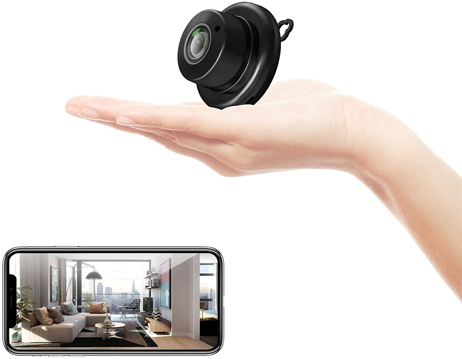 Mini Camera WiFi Small Wireless Video Camera Full HD 1080P Night Vision