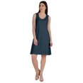 thumbnail image 4 of Inkmeso Robe Évasée Sans Manches pour Femmes Longueur Genou Ligne A Été Décontractée, 4 of 7