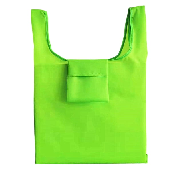 Bolsa de compras reutilizable, lavable, plegable, de tela Oxford resistente, para ir al mercado, acampar y viajar.