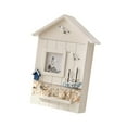 thumbnail image 2 of veasfak Wall Wooden Key Storage Box Key Cabinet Handmade 29.5x5x22.5cm Decorative with 6 C, 2 of 9