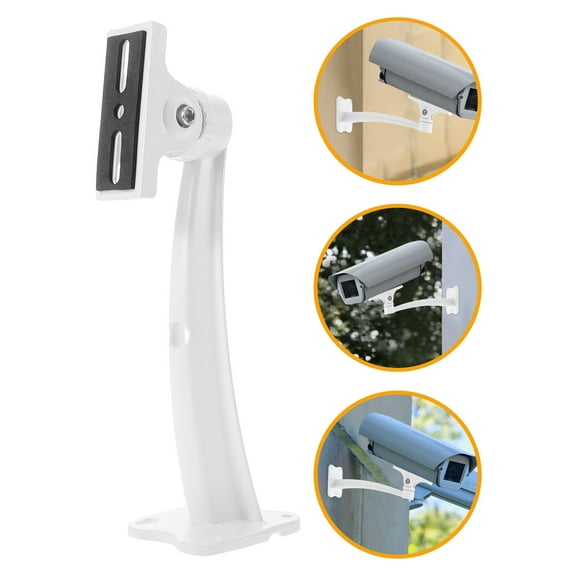 LOLIPPYY 1PCS Duckbill Design Security Camera Mount Bracket Aluminum for Indoor Outdoor Use White