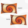 thumbnail image 4 of Balery Orange Rotating Pillow Covers,Bed Pilowcases,Reversible Plush Throw Pillow Covers End Pillow Encasement,Pillow Case - 14"X20", 4 of 9