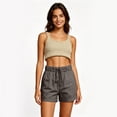 thumbnail image 5 of Women's Utility Short Pants, Fashion High Waisted Stretchy Cargo Shorts for Summer, Casual Chic Workwear Shorts for Vacation and Daily Wear, 5 of 8