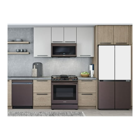 Samsung - 6.0 Cu. Ft. Front Control Slide-in Gas Range with Smart Dial, Air Fry & Wi-Fi, Fingerprint Resistant - Tuscan stainless steel