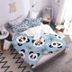 thumbnail image 3 of Juego de Ropa de Cama con Estampado de Panda Edredón Funda Nórdica con Cremallera, Ultra Suave, 3 of 7