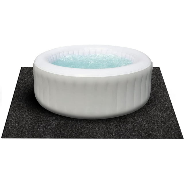 Hot Tub Mat, AboveGround Pool Protector Mat, WaterAbsorbent Hot Tub Flooring Protector