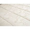 thumbnail image 4 of Edrecolcha Valencia Matrimonial Dormireal Color Blanco Diseño Damasco Capitonada, 4 of 5