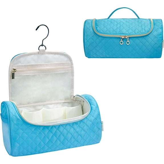 BAGMIND Travel Storage Bag Compatible for Dyson Airwrap Styler, Portable Carrying Case Organizer for Shark Flexstyle/Dyson Airwrap and Hair Styler Attachments,Blue