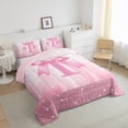 thumbnail image 3 of Castle Fairy Monogram T 3pc Full Bedding: Gradient Glitter Print, Dreamy Princess, 3 of 8