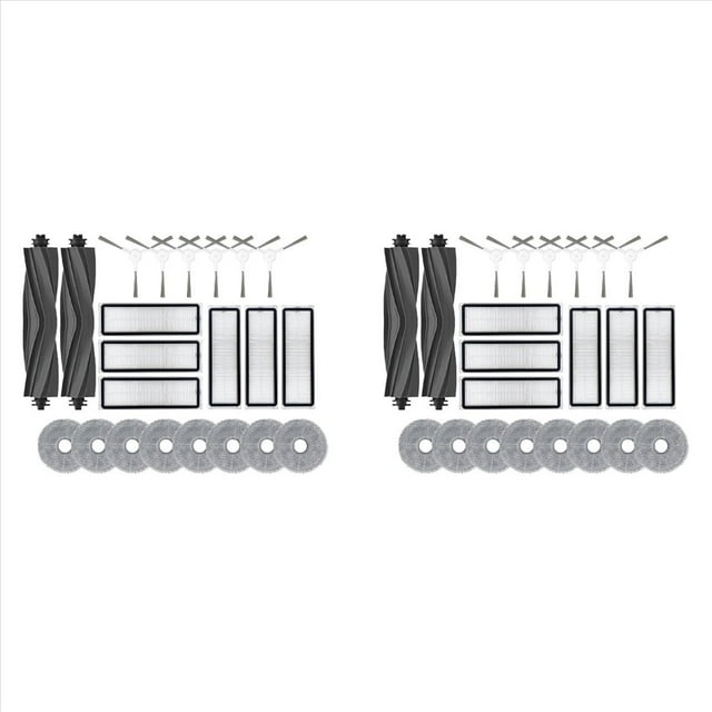 2Conjunto Repuestos para Bot L10 Prime / L10S Pro / L10 Pro Robot Aspirador Cepillo Lateral Principal Filtro Hepa Paño de Trapeador