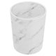 thumbnail image 2 of Papelera de gran capacidad con diseño de mármol y tapa para el hogar, la oficina, el baño, decorativa, con control de olores, ideal para la sala de estar., 2 of 8