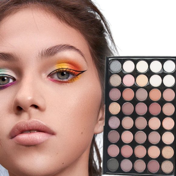 Eyeshadow New 40 Color Eye Shadow Pearlescent Earth Tone Eye Shadow Box Makeup Multicolor Eye Shadow Tray., Eyeshadow for Women