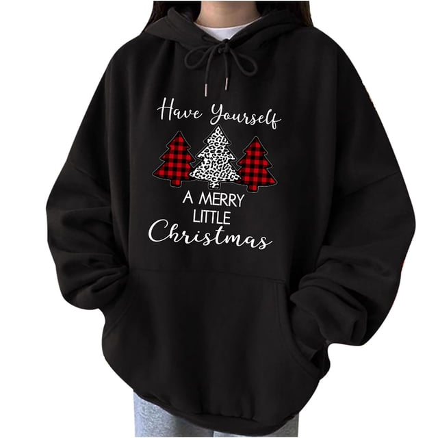 CEHVOM Pull-Over à Manches Longues Imprimé Casual Femme