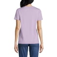 thumbnail image 2 of Lands' End Women's Petite Relaxed Supima Cotton T-Shirt, 2 of 3