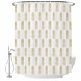 thumbnail image 2 of Yellow Pineapple Waterproof Fabric Shower Curtain,Vintage Summer Tropical Fruit Waterproof Fabric Shower Curtain for Bathroom Curtains Bathtubs Hotel Shower Curtains with 12 Hooks Standard 60x72, 2 of 8