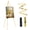 Yellow, variant on MXG Art Easel 7"-66" Adjustable Poster Stand, Lightweight Foldable w/ Bag, 10 lb Capacity, Golden Yellow, 2 Windproof Clips
