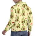 thumbnail image 6 of Uemuo Avocados And Hearts Pattern Men's Hoodie - Casual Pullover Hoodie with Kangaroo Pocket, Stylish Hooded Sweatshirt for Everyday Wear-3X-Large, 6 of 7