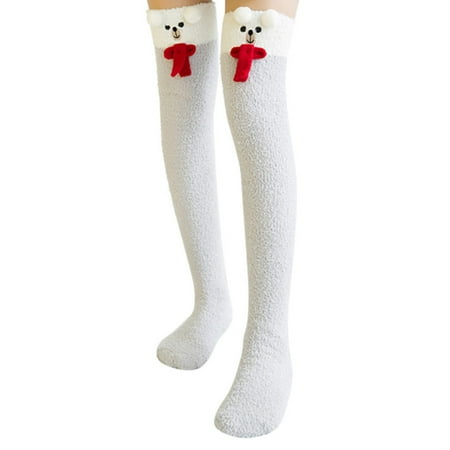 

Gzztg Socks Women s Socks Thick Heavy Winter Warm Cute Fuzzy Floor Sock