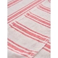 thumbnail image 4 of Red Striped Ruffle Tablecloth, Farmhouse Style, Rectangular, 1pc, 4 of 8