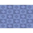 thumbnail image 1 of Ahgly Company Machine Washable Indoor Rectangle Transitional Sky Blue Area Rugs, 5' x 7', 1 of 7