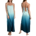 thumbnail image 2 of La Blanca Women's Oasis Beach Maxi Dress Ombré Cover-Up-Blue / L, 2 of 5