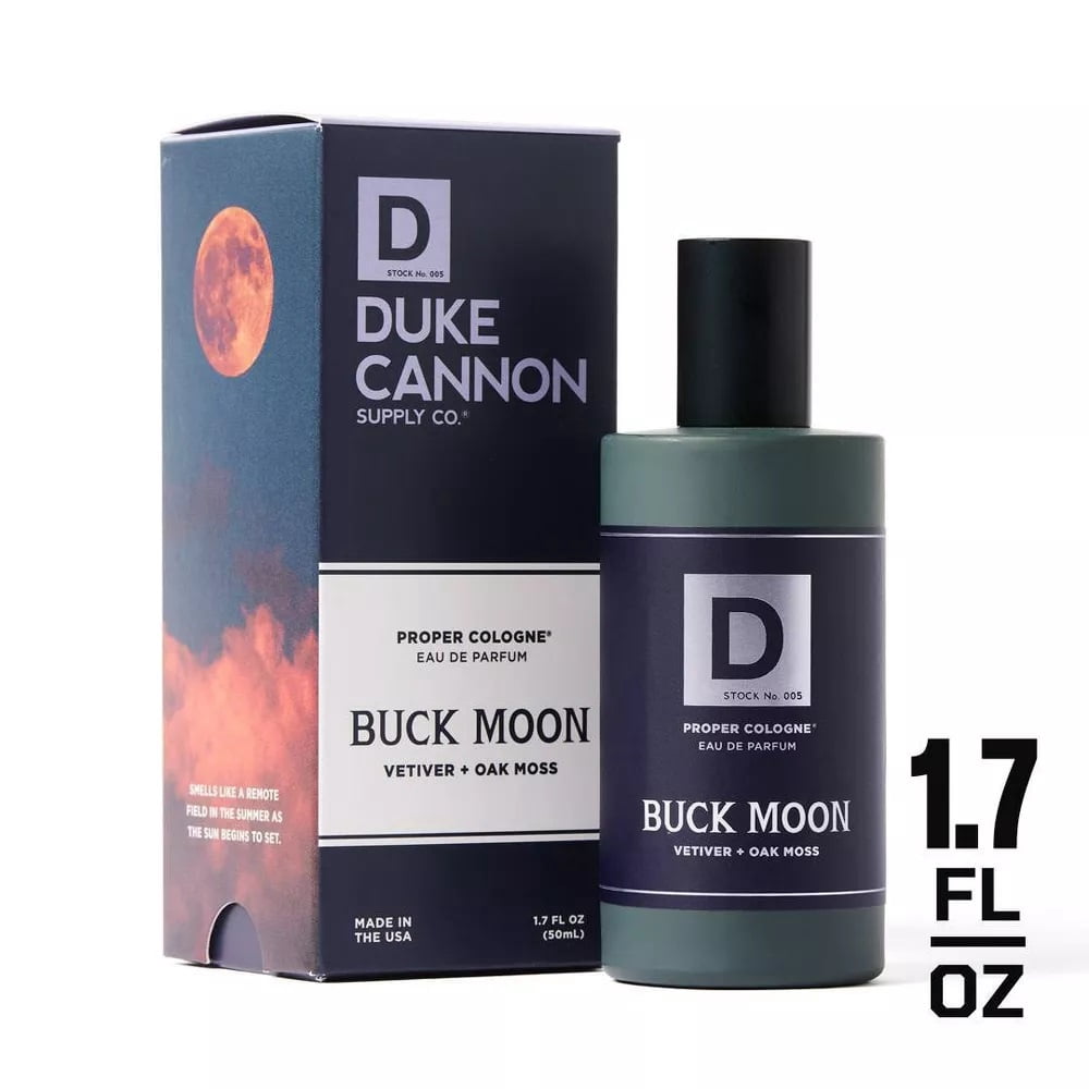 Duke Cannon Proper Cologne Woody & Earthy Scent, 1.7 fl oz