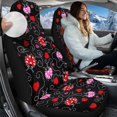 thumbnail image 3 of Uorisanigo Car Seat Covers Front Set 2 Packs, Washable Plush Cute Ladybug Seat Covers, Universal Fit Interior Cover for Most Vehicles, Auto Accessories, 3 of 7