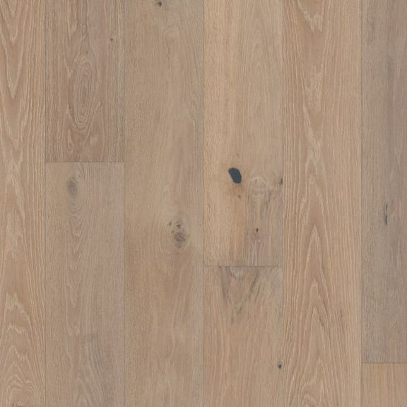 Shaw Sw768 Ensemble 8" Wide Wire Brushed Engineered White Oak Hardwood Flooring - Bolero