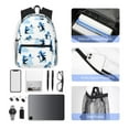 thumbnail image 4 of Disketp Penguin Winter Fun Mochila Ligera Clásica con Múltiples Bolsillos, Mochila Casual para Hombre y Mujer, Ideal para Escuela, Trabajo y Viajes, 4 of 6