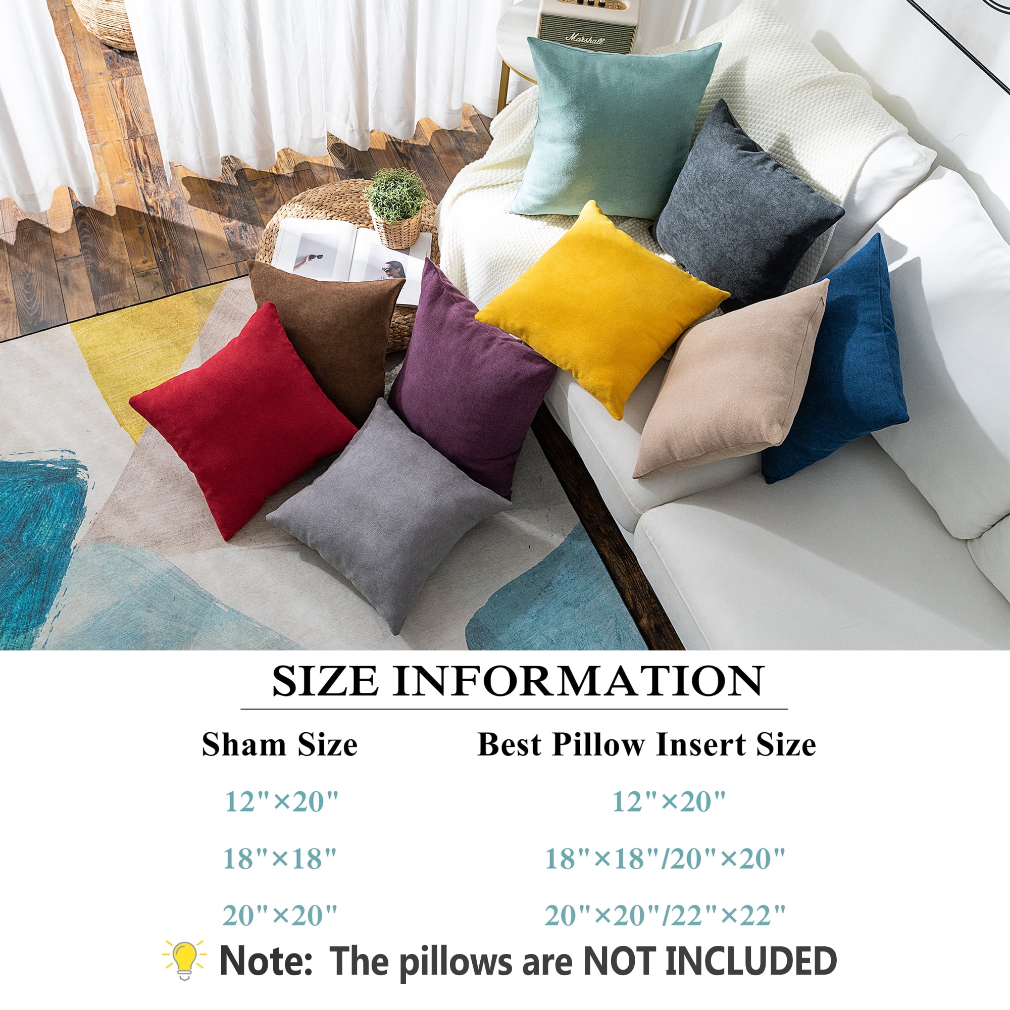 Clearance Decorative Throw Pillows Covers Set Of 2 Acrylic