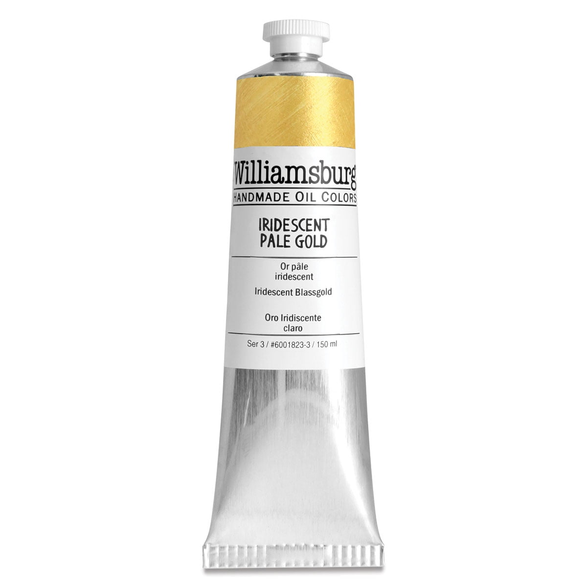 Williamsburg Handmade Oil Paint, 150 ml, Iridescent Pale Gold