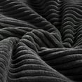 thumbnail image 5 of Fancy Homi 2 pcs Black Decorative Throw Pillow Covers 16x16 inch for Living Room Couch Bed Sofa, Rustic Farmhouse Boho Home Decor, Soft Corss Patchwork Corduroy Textured Square Cushion Case 40x40 cm, 5 of 10