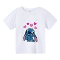 thumbnail image 3 of Camiseta de algodón con dibujos animados divertidos de Lilo Stitch para niños, ropa de manga corta con estampado Y2k, ropa de calle para bebés, 3 of 5