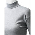 thumbnail image 4 of FashionOutfit Women's Double Long Sleeve Layer Half Turtleneck T-Shirt, 4 of 4
