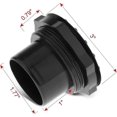thumbnail image 3 of Car Air Conditioning Vents Dashboard Air Conditioning Deflector Black - 2 Pieces, 3 of 5