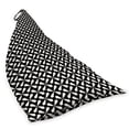 thumbnail image 2 of Abstract Lounger Chair Bag, Monochrome Geometric Repetitive Simplistic 70's Retro Illustration, High Capacity Storage with Handle Container, Lounger Size, Eggshell and Dark Brown, by Ambesonne, 2 of 5