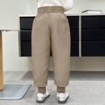 thumbnail image 7 of hotojiny Unisex down Pants Toddler Boys Thermal Puffy Pants Baby Girls Winter Warm Outdoor Ski Snow Pants Kids Clothes 5-13 Years, 7 of 7