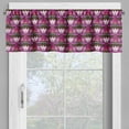 thumbnail image 2 of Ambesonne Cinco de Mayo Valance Pack of 2, Mexican Ornate Skull, 54"X12", Dark Magenta Multicolor, 2 of 5