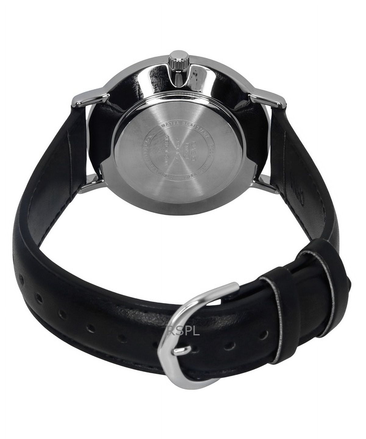 Casio Standard Analog Leather Strap Black Dial Quartz MTP-VT03L-1B Men's Watch